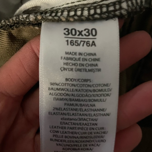 Polo Ralph Lauren Men's The Varick Slim Straight Camouflage Jeans  Size 30 x 30 - Picture 8 of 11